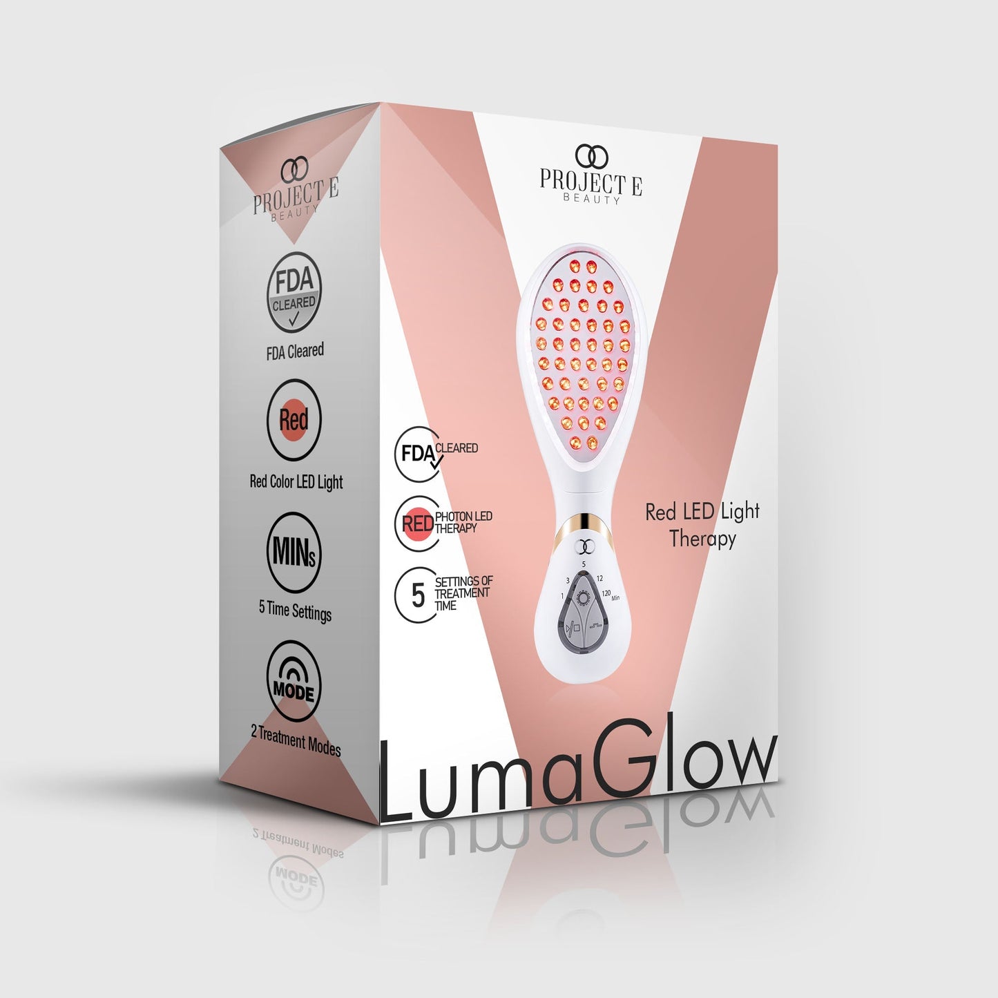 LumaGlow Red | Anti-Aging LED Light Therapy Wand