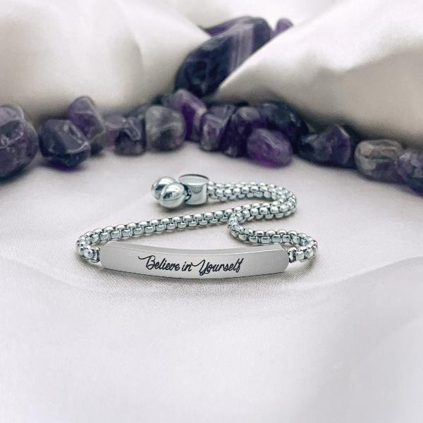 "Believe In Yourself" Inspirational Bracelet