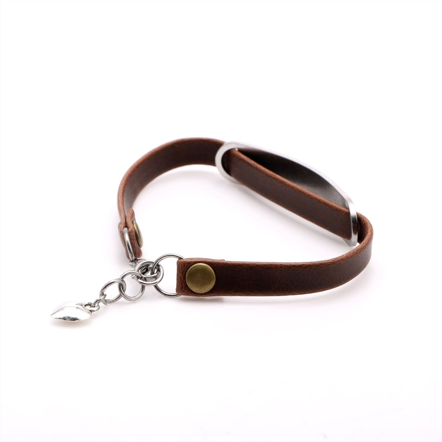 Stronger Than The Storm Leather Bracelet