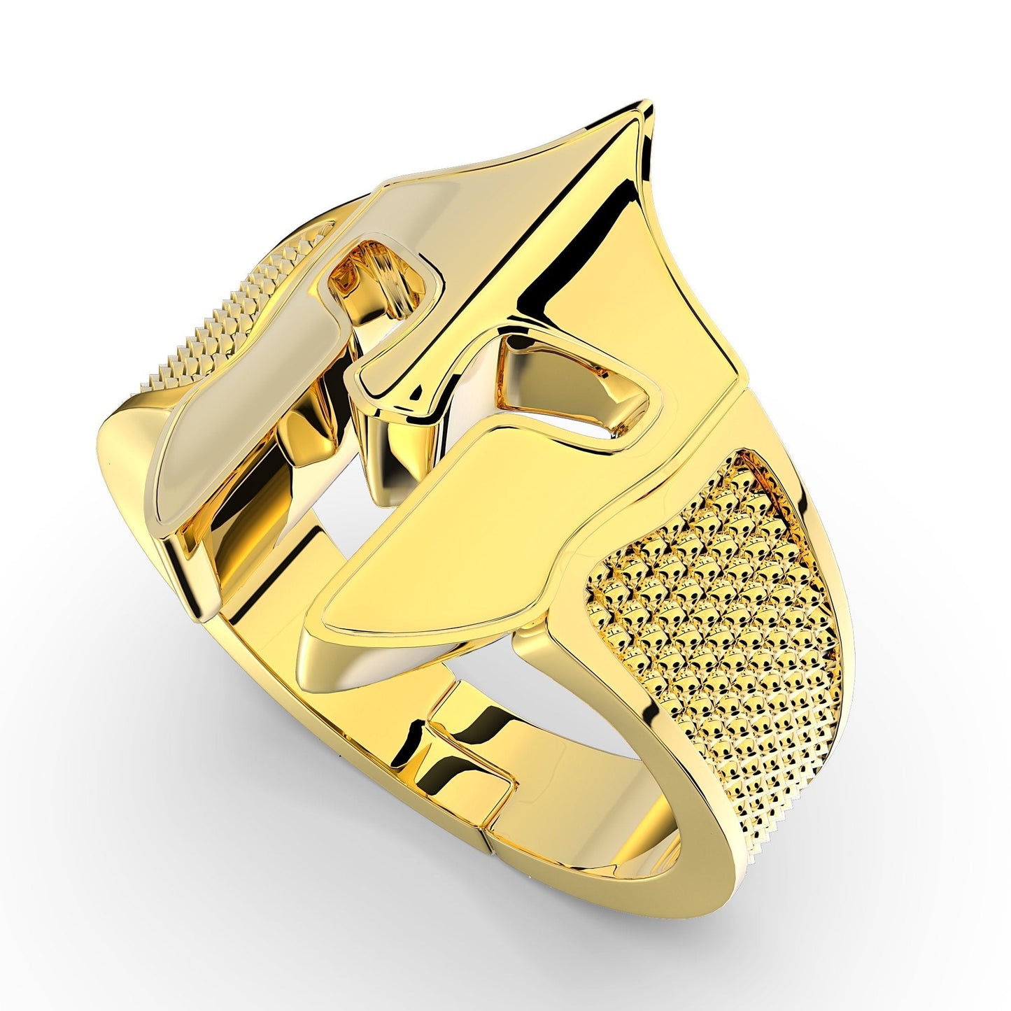 Gold Men's Spartan Ring